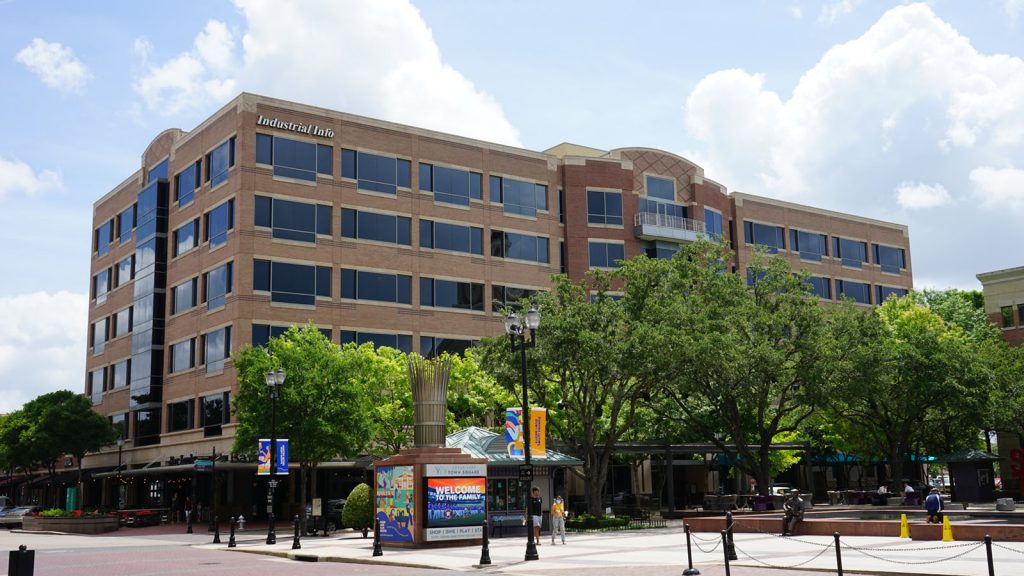 The Plaza Drive Building | Street view from within Sugar Land Town Square