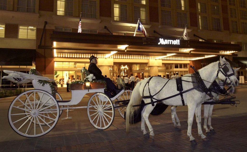 Marriot Hotel Carriages in Sugar Land Town Square